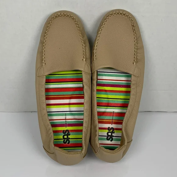 SAS Sunny Slip On  Men's Beige Tan  Loafers Size 12 - Picture 6 of 13